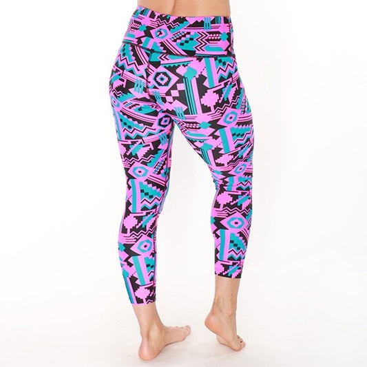 Michele Hi-Rise 7/8 Tight - Sante Fe Nights