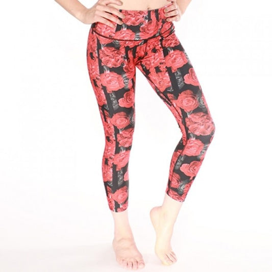 Michele Hi-Rise 7/8 Tight - Coming Up Roses