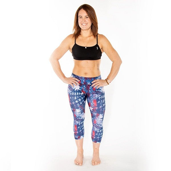 Michele Lo-Rise 3/4 Tight - Vintage Americana
