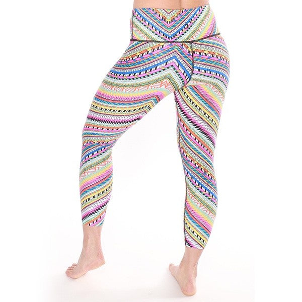 Michele Hi-Rise 7/8 Tight - Zig Zag