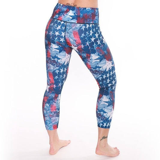 Michele Hi-Rise 7/8 Tight - Vintage Americana