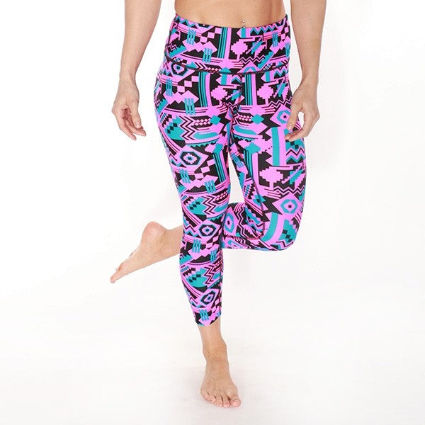 Michele Hi-Rise 7/8 Tight - Sante Fe Nights