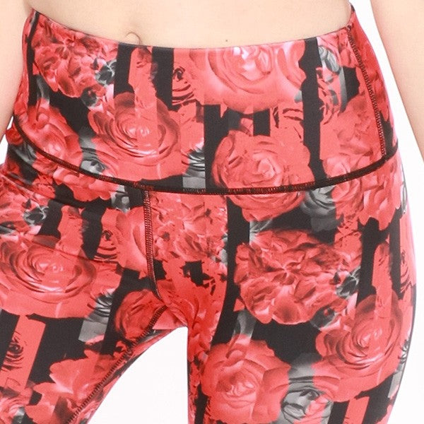 Michele Hi-Rise 7/8 Tight - Coming Up Roses