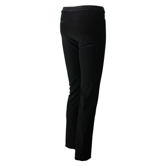 Brenda V-Down Pant - Black Velvet